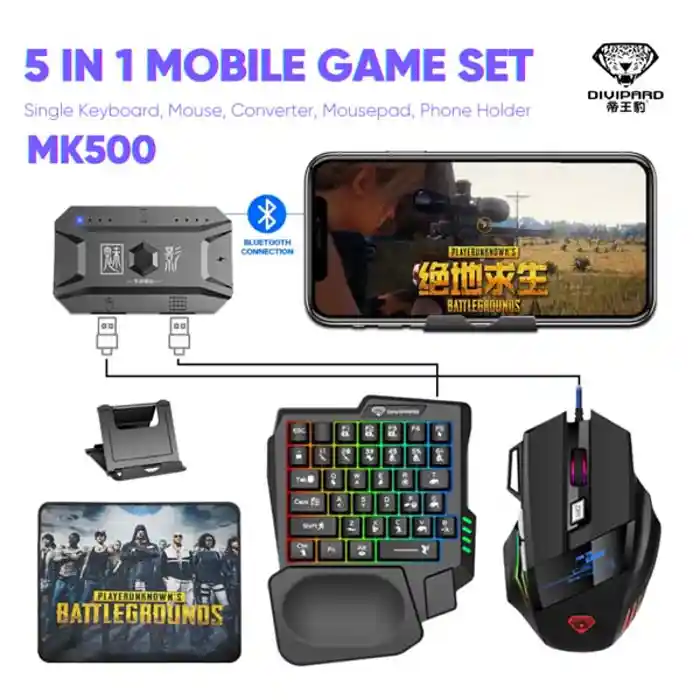 5 in 1 Mobile Gaming Combo Pack